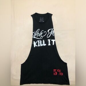 5% Nutrition “Love it Kill it” Black Custom Tank Top